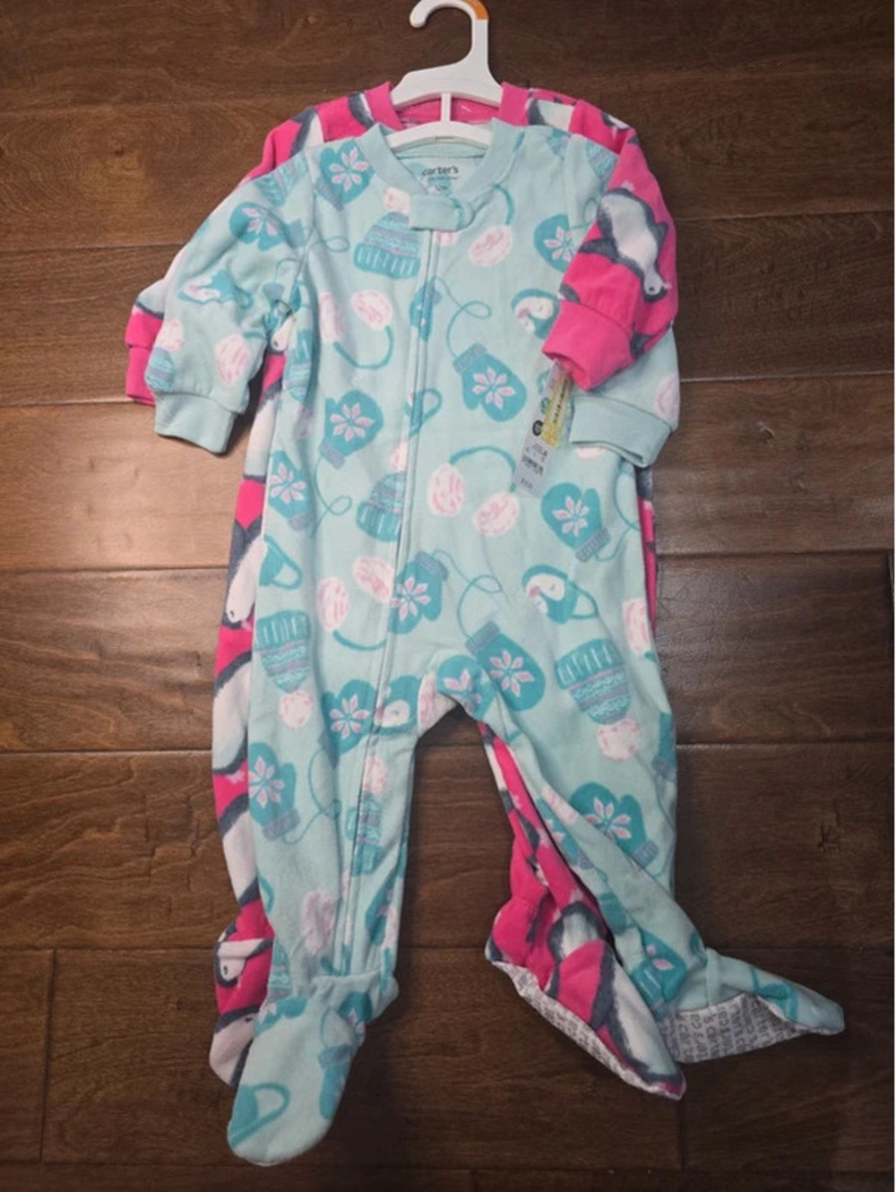 12m brand new fleece pajamas from carter's item, 364G4